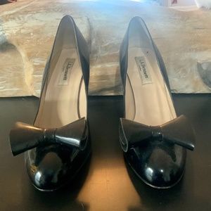 L. K. Bennett patent leather heals